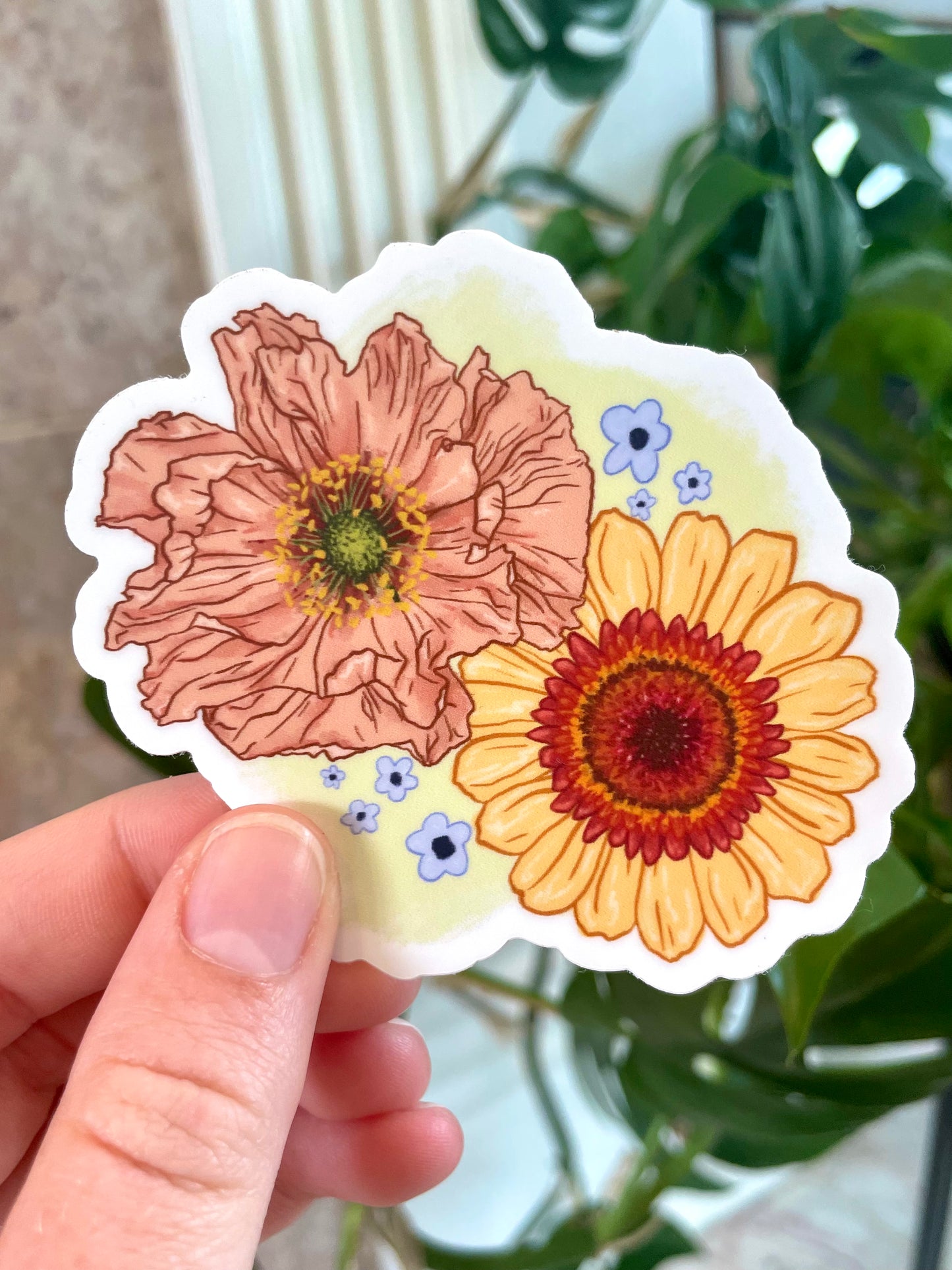 Pastel Flower Sticker