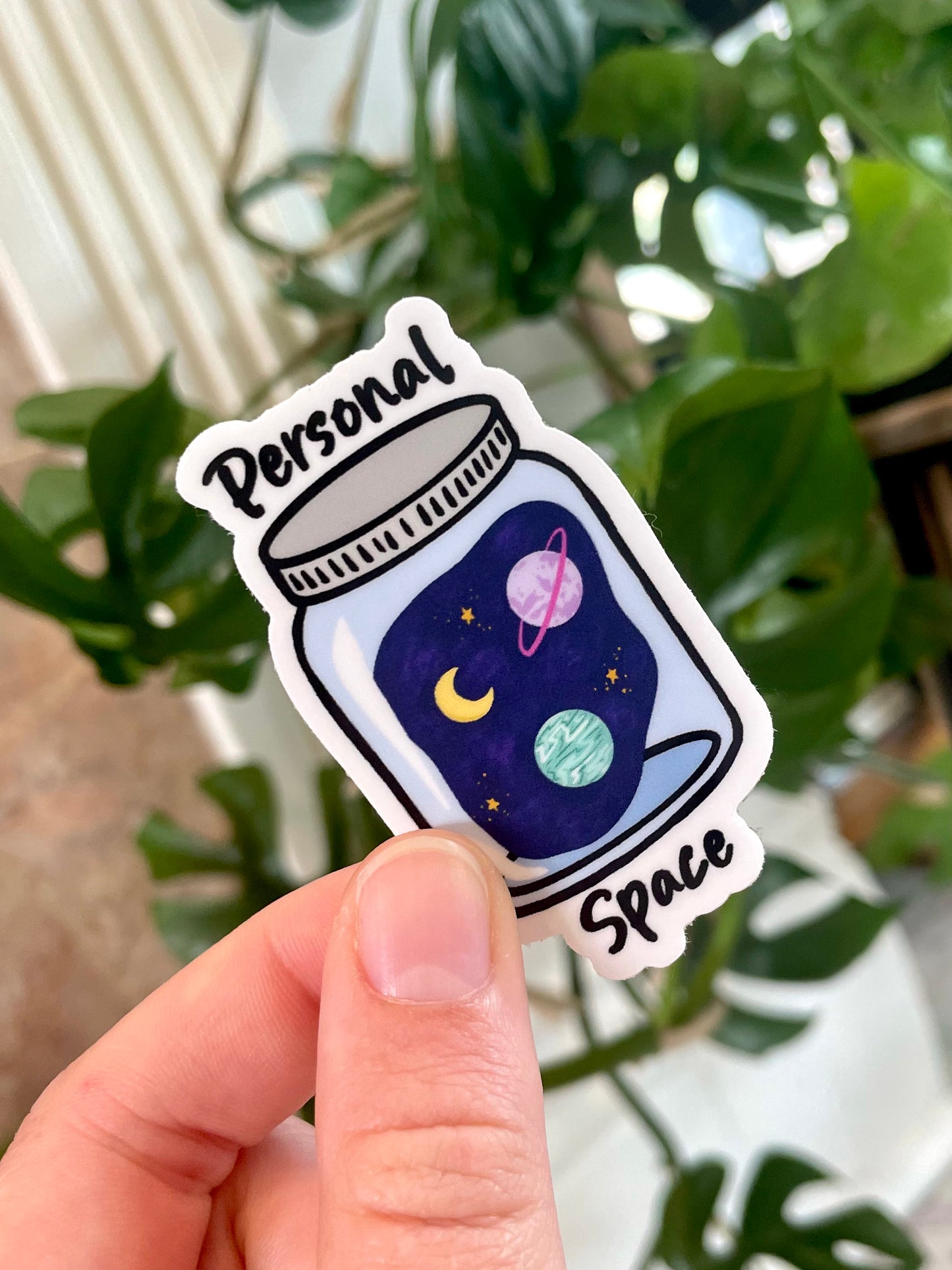 Personal Space Sticker