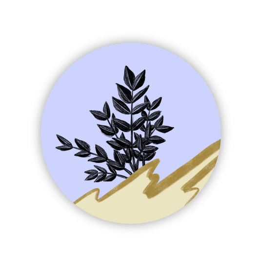 Periwinkle Plant Sticker