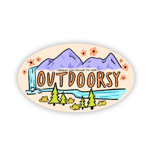 Outdoorsy Sticker